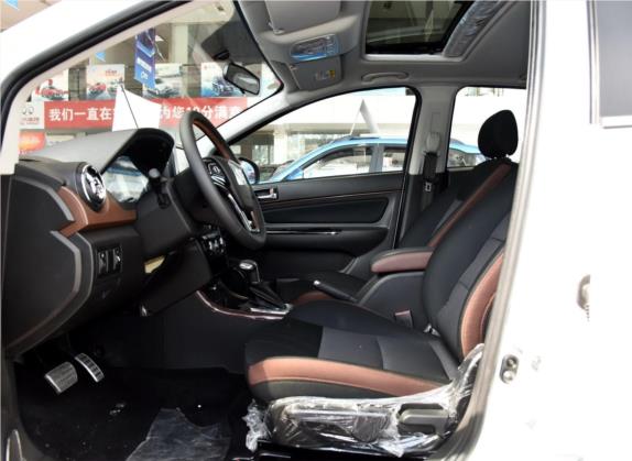 北汽昌河Q25 2017款 1.5L 自动乐慧版 车厢座椅   前排空间