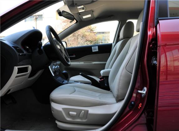 奔腾B50 2011款 1.6L 自动豪华型 车厢座椅   前排空间