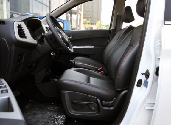 欧力威 2014款 1.4L AMT豪华型 车厢座椅   前排空间