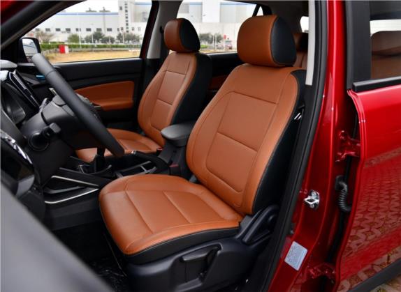 长安欧尚CX70 2016款 1.6L 手动豪华型 车厢座椅   前排空间