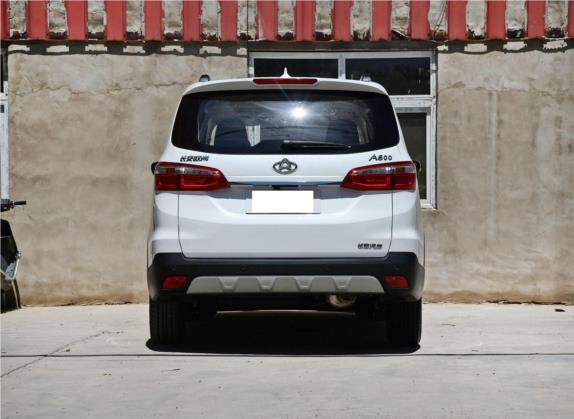 长安欧尚A800 2019款 1.6L 手动豪华型 国V 外观   正后