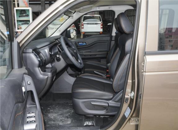 长安欧尚X70A 2019款 1.5L 手动精英型 国VI 车厢座椅   前排空间