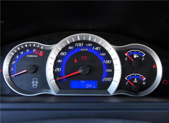 长安CX30 2011款 三厢 1.6L 手动豪华型 中控类   仪表盘