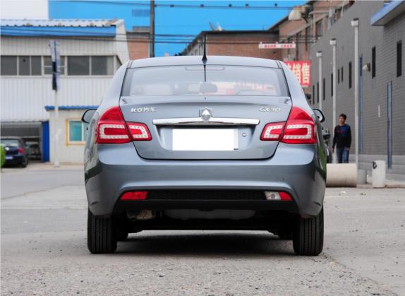 长安CX30 2011款 三厢 1.6L 手动舒适型 外观   正后