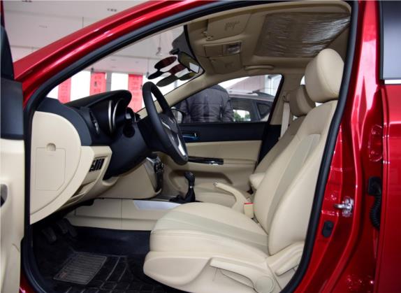 逸动 2015款 1.6L 手动豪华型 国IV 车厢座椅   前排空间