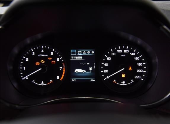 长安CS55 2017款 1.5T 手动炫色型 中控类   仪表盘