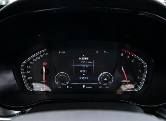 长安CS85 COUPE 2019款 1.5T DCT动版 国VI 中控类   仪表盘