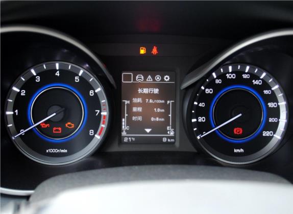 逸动XT 2018款 1.6L GDI 手动新潮型 国V 中控类   仪表盘