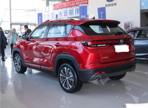 长安CS35PLUS 2021款 改款 蓝鲸NE 1.4T DCT豪华型 外观   斜后