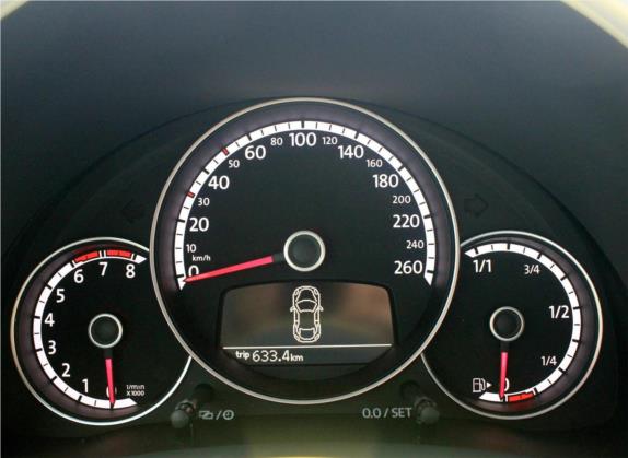 甲壳虫 2014款 1.4TSI 舒适型 中控类   仪表盘