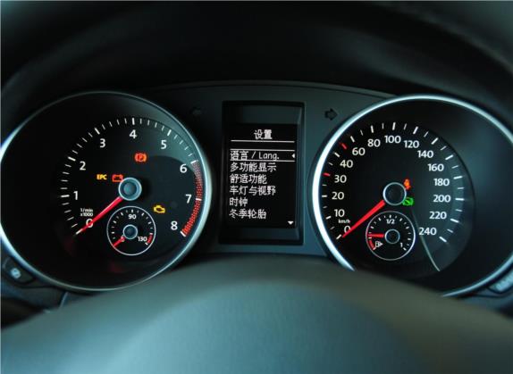 高尔夫(进口) 2011款 1.4TSI 舒适旅行版 中控类   仪表盘