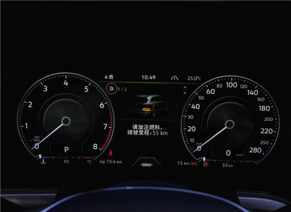 途锐 2020款 3.0TSI 锐享版 国VI 中控类   仪表盘