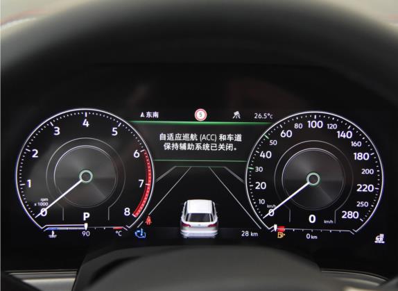 途锐 2022款 3.0TSI 锐尊二十周年特别版 中控类   仪表盘