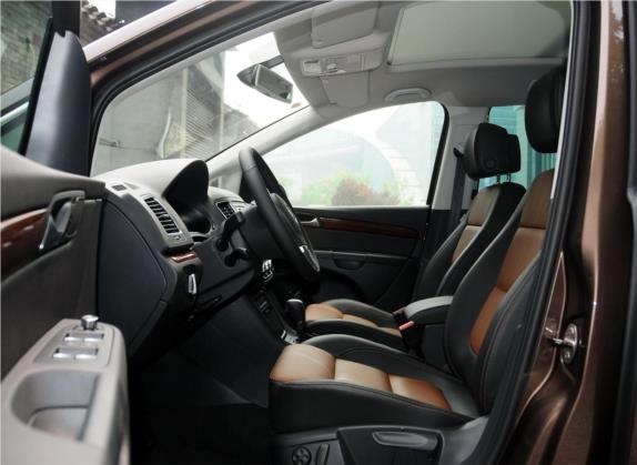 夏朗 2013款 2.0TSI 舒适型 车厢座椅   前排空间