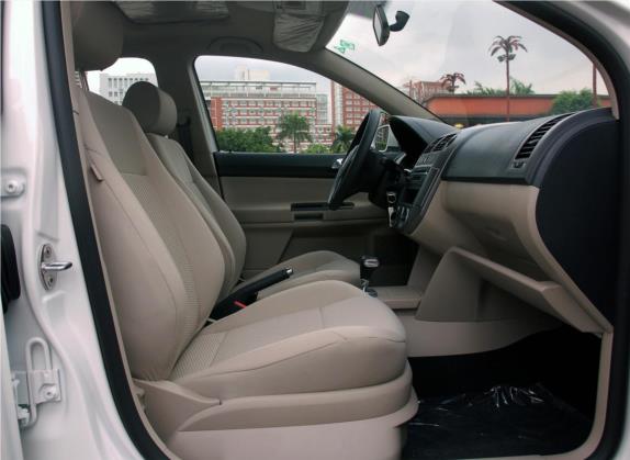 Polo 2011款 劲取 1.6L 自动实酷版 车厢座椅   前排空间