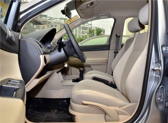 Polo 2011款 劲取 1.4L 手动实尚版 车厢座椅   前排空间