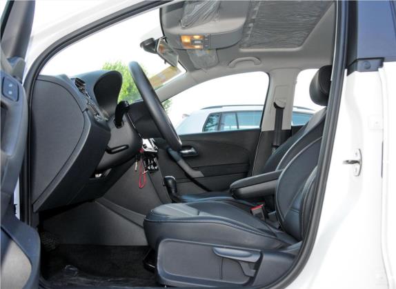 Polo 2014款 1.6L 自动30周年纪念版 车厢座椅   前排空间