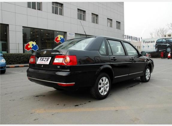 桑塔纳志俊 2008款 1.8L 手动舒适型 外观   斜后