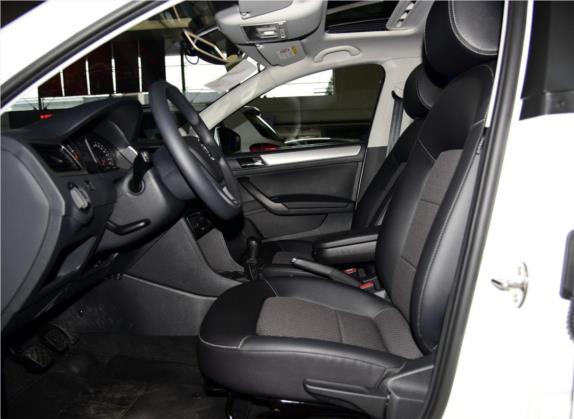 桑塔纳 2015款 浩纳 1.6L 手动舒适型 车厢座椅   前排空间