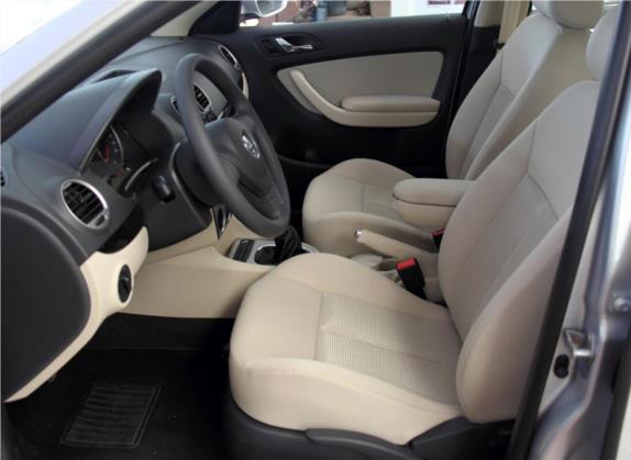 朗逸 2013款 经典 1.6L 手动风尚版 车厢座椅   前排空间