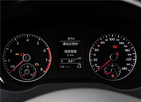 速腾 2012款 1.4TSI 手动豪华型 中控类   仪表盘