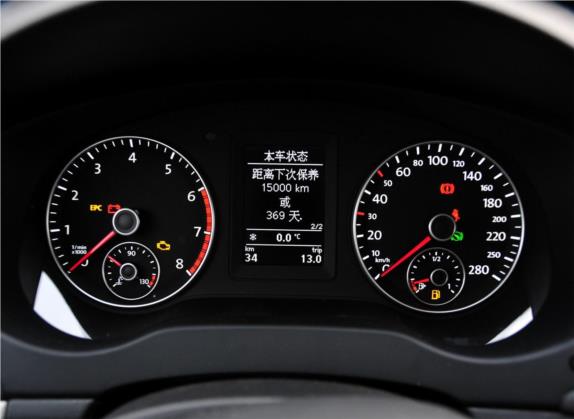 速腾 2012款 1.4TSI 自动豪华型 中控类   仪表盘