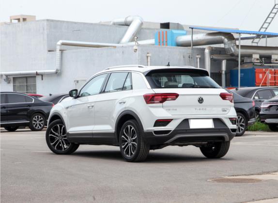 T-ROC探歌 2021款 改款 280TSI DSG四驱豪华智联版 外观   斜后