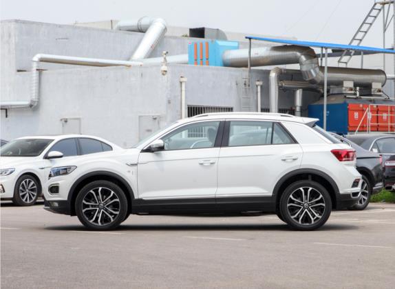 T-ROC探歌 2021款 改款 280TSI DSG四驱豪华智联版 外观   正侧