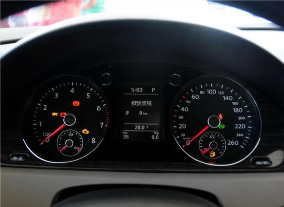迈腾 2013款 2.0TSI 尊贵型 中控类   仪表盘