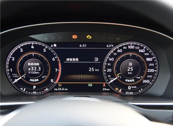 迈腾 2019款 330TSI DSG 尊贵型 国V 中控类   仪表盘
