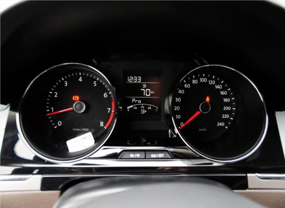 宝来 2013款 1.6L 手动舒适型 中控类   仪表盘
