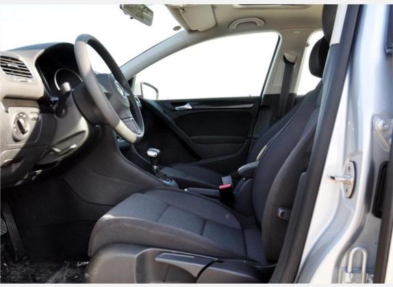 高尔夫 2010款 1.6 自动舒适型 车厢座椅   前排空间