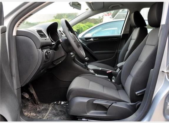 高尔夫 2010款 1.6 手动舒适型 车厢座椅   前排空间