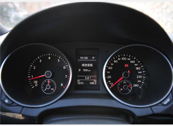 高尔夫 2010款 2.0TSI GTI 中控类   仪表盘