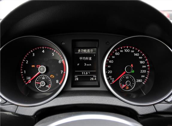 高尔夫 2012款 2.0TSI GTI 中控类   仪表盘