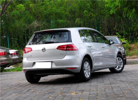 高尔夫 2014款 1.6L 自动时尚型 外观   斜后