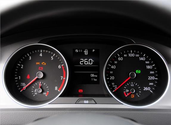 高尔夫 2014款 1.6L 自动时尚型 中控类   仪表盘
