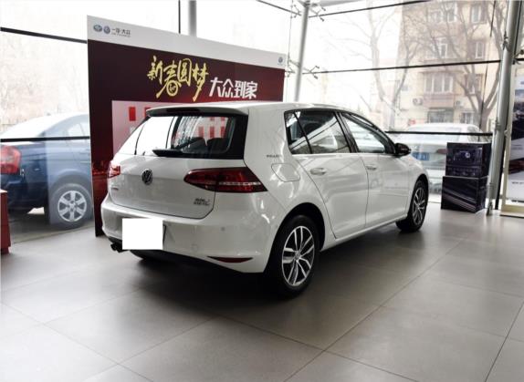 高尔夫 2017款 230TSI 自动豪华百万辆纪念版 外观   斜后