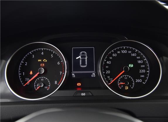 高尔夫 2017款 230TSI 自动豪华百万辆纪念版 中控类   仪表盘