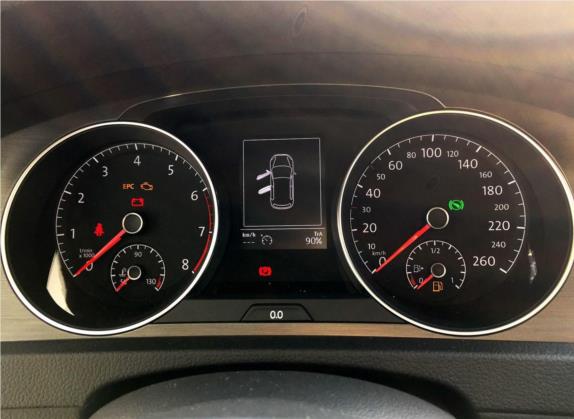 高尔夫 2017款 180TSI 自动舒适型 中控类   仪表盘
