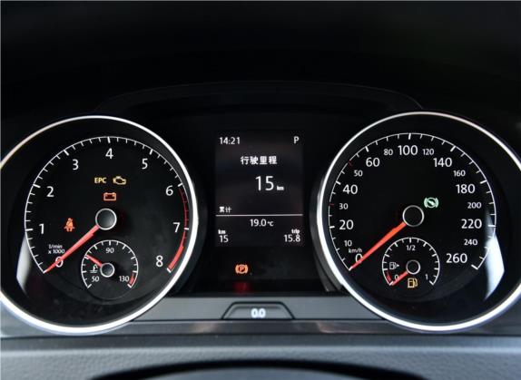 高尔夫 2018款 1.6L 自动舒适型 中控类   仪表盘