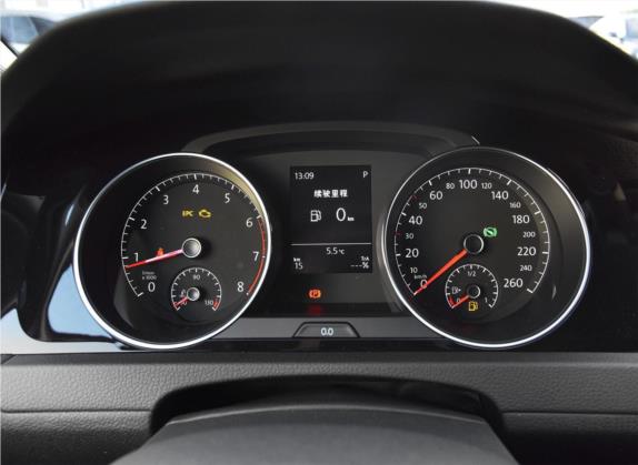 高尔夫 2019款 1.6L 自动时尚型 国V 中控类   仪表盘