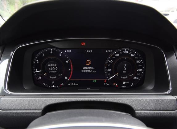 高尔夫 2019款 280TSI DSG旗舰型 国VI 中控类   仪表盘