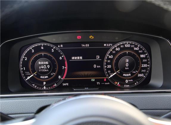 高尔夫 2020款 280TSI DSG R-Line型 中控类   仪表盘