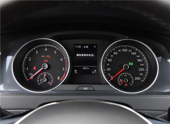 高尔夫 2020款 挚爱版 280TSI DSG舒适型 中控类   仪表盘