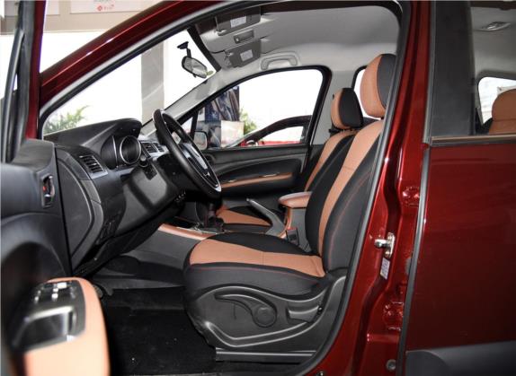 景逸X5 2015款 1.6L 手动豪华型 车厢座椅   前排空间