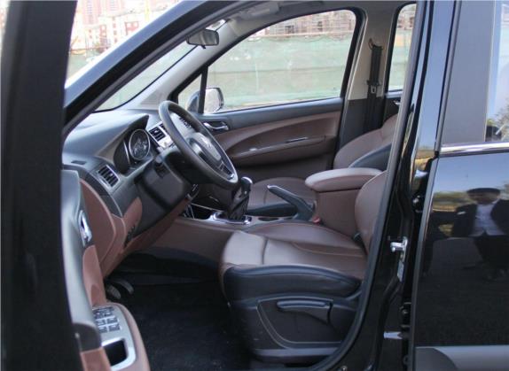 景逸X5 2016款 1.8T 手动豪华型 车厢座椅   前排空间