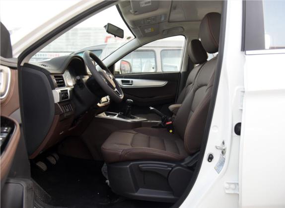 景逸X5 2017款 1.6L 手动豪华型 车厢座椅   前排空间