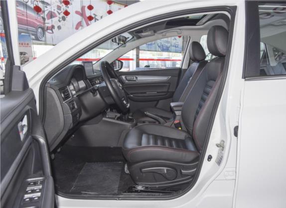 景逸S50 2019款 1.6L 手动尊享型 车厢座椅   前排空间