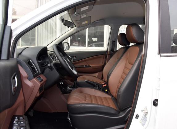风行SX6 2016款 1.6L 手动精英型 车厢座椅   前排空间